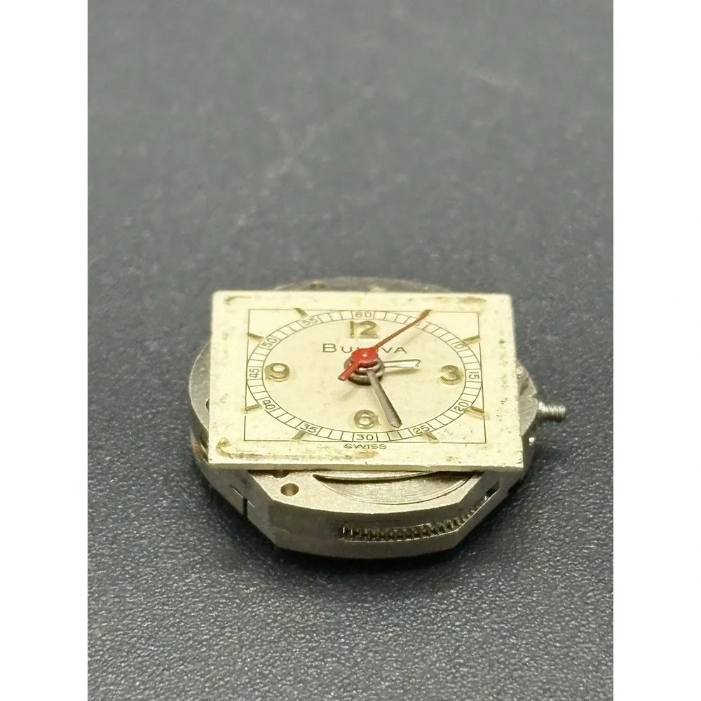 Bulova Ladies Watch Movement 6CFC Free Balance As-Is D15